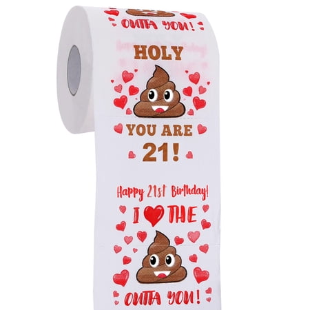 16th Birthday Gifts – Happy Prank Toilet Paper – 16th Birthday Decorations Party Supplies Favors – Funny Gag & Novelty Bday Present for Him Her Friends- Sweet 16 Year Old Gift Ideas