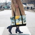 thumbnail image 4 of FORMRS Laptop Tote Bag for Women with 15.6" Computer Compartments Handbag, Lemon Pattern, 4 of 7