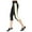Barbell, variant on IDEOLOGY Womens Black Cropped Active Wear Leggings Size: S