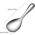 thumbnail image 5 of Thickened Stainless Steel Rice Scooper Non Stick Rice Paddle for Serving Rice, Durable 304 Stainless Rice Spoon for Home Hotel Restaurant Kitchen Use, 5 of 5