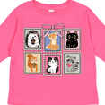 thumbnail image 4 of Inktastic Woodland Animals Girls Long Sleeve Toddler T-Shirt, 4 of 5