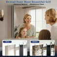 thumbnail image 5 of Easy4Home 26"x40" Bathroom Medicine Cabinet with Mirror, Surface Mount Mirror Cabinet with 2 Doors & Adjustable Shelves, 5 of 6