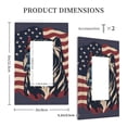 thumbnail image 3 of Disketp Patriotic Bulldog Art Decorative Light Switch or Outlet Wall Plate with Safety Cover-Style U, 3 of 6