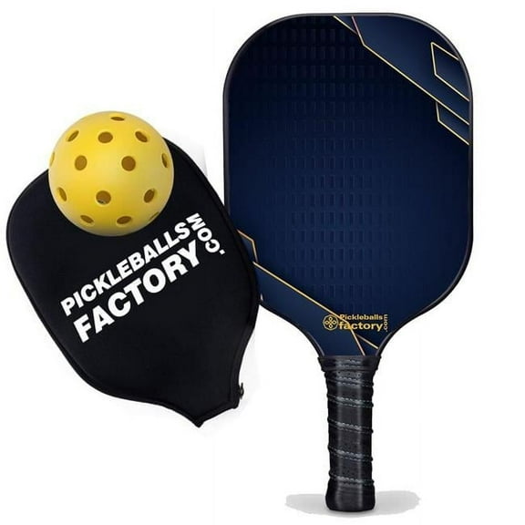 Pickleball Factory PB00043-8-G Best Pickleball Paddles - Little Boxs Mini Pickleball Court 2023 - Graphite Paddle Best Power Pickleball Paddle, Glassfiber Graphite