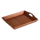 thumbnail image 1 of Plato de madera para servir, bandeja para fiestas, bandeja otomana con asas, soporte para alimentos Marrón, 1 of 9