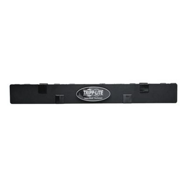 Tripp Lite Rack Enclosure Horizontal Cable Manager Steel w Finger Duct 1URM - Panneau de Gestion de Câbles avec Couvercle - Noir - 1U - 19 Pouces