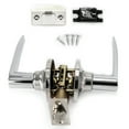 thumbnail image 5 of Villar Home Designs Door Lever Lara Chrome Passage 8 Pack, 5 of 8
