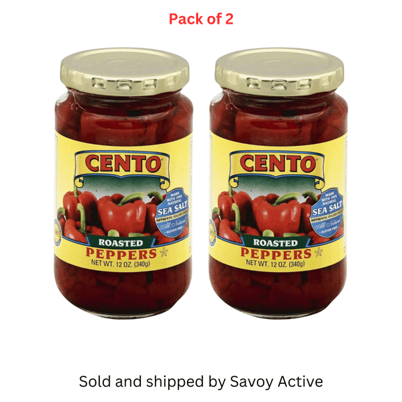 Cento Roasted Peppers, 12 oz, (Pack of 2)