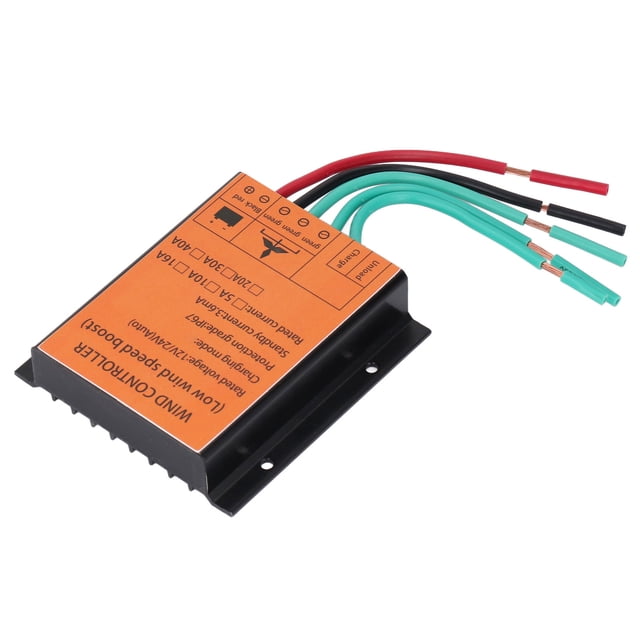 Controlador de generador de viento, Disipacia de Calor Eficiente 12V 24V Controlador de Turbina Universal IP67 Proteciones Múltiples para exteriores