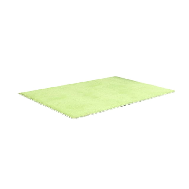 Alfombra rectangular Ounissouiy 40x60cm suave antideslizante Verde