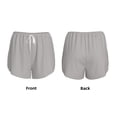 thumbnail image 6 of Uemuo Gary Pattern Women's Athletic Shorts High Waisted Running Shorts with Liner Pockets Gym Elastic Workout Shorts-XX-Large, 6 of 9