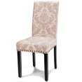 thumbnail image 7 of Giantex Fabric Dining Chairs Upholstered Nailhead Trim,Wood,Sponge,Linen Fabric,Home, Restaurant and Cafe use, 7 of 7