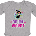 thumbnail image 4 of Inktastic Viola Future Violist Music Gift Girls Long Sleeve Baby Bodysuit, 4 of 5