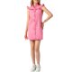 thumbnail image 1 of INSPIRE CHIC Denim Dress for Women's Button Down Ruffle Sleeveless Summer Short Jean Dresses Pink XL, 1 of 1