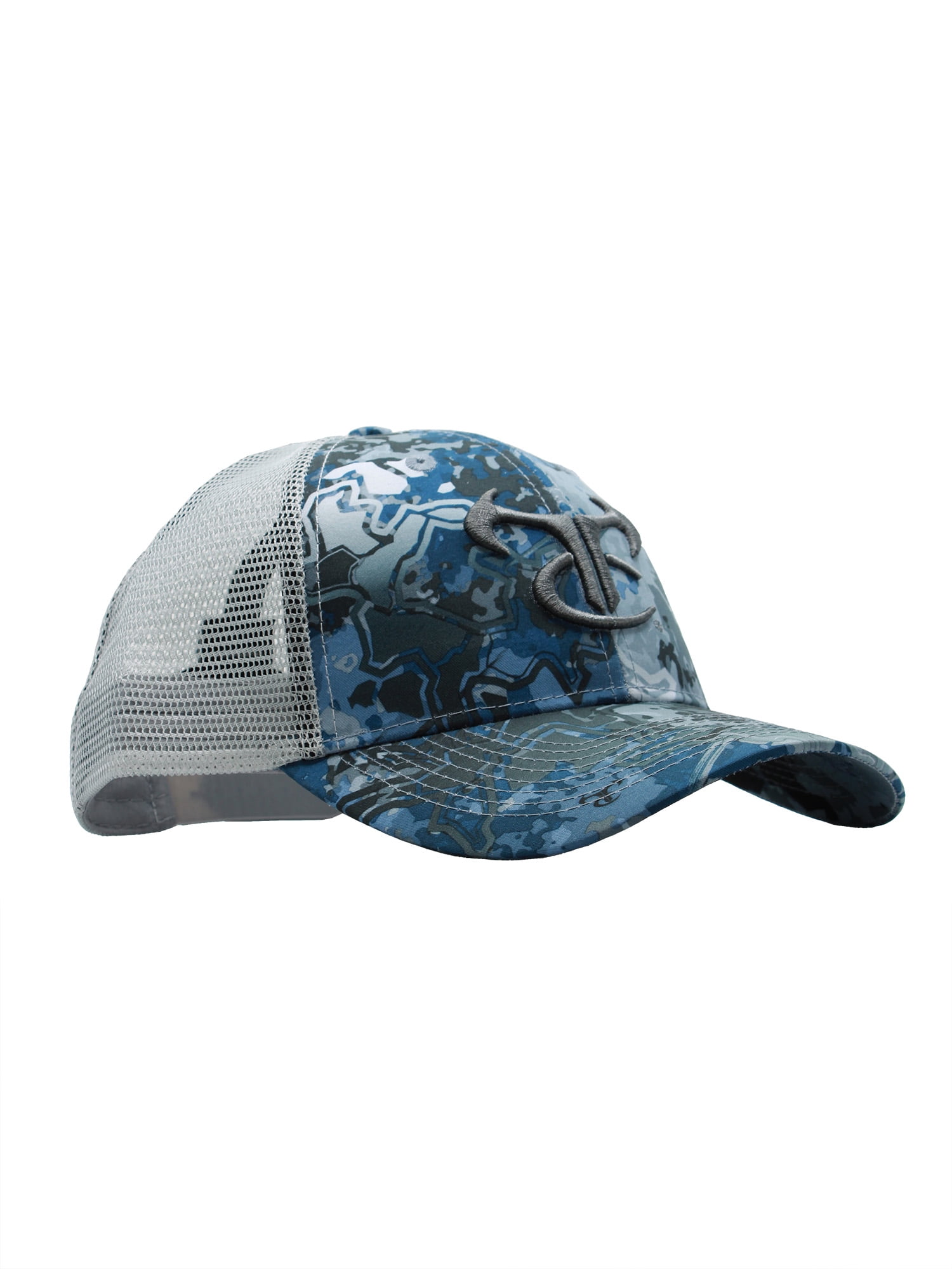 TrueTimber Logo Mesh Back Cap, Viper Aqua, Unisex, OSFM