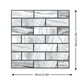 thumbnail image 3 of Pegatinas de pared de imitación, decoración autoadhesiva, vinilo duradero, diseño minimalista moderno, para cocina y baño, decoración del hogar, fácil aplicación, reverso adhesivo, diseños, 3 of 6