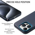 thumbnail image 3 of Allytechgroup for iPhone 13 Pro Max Protective Case with Magnetic Wireless Charging, Shock-Absorbent PC+TPU & PU Leather Anti-Scratch & Anti-Fingerprint Shockproof for iPhone 13 Pro Max, Darkblue, 3 of 12
