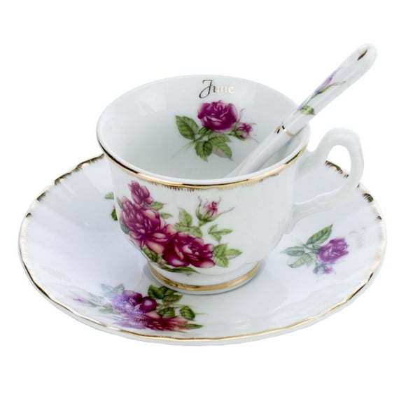 June Cup and Saucer Set