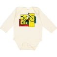 thumbnail image 3 of Inktastic Bike Pattern Blocks Boys or Girls Long Sleeve Baby Bodysuit, 3 of 5