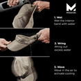 thumbnail image 4 of Mission Vented Unisex Cooling Performance Baseball Hat, One Size, Navy, 4 of 6