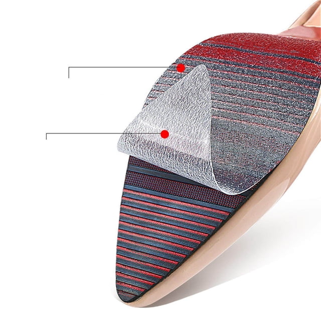 pitrice Sole Sticker Self-Stick Shoe bottoms Anti-Slip for High Heels Clear 10x50cm