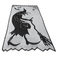 thumbnail image 3 of Cortina De Ventana, Decoración De Cortina De Fibra De Poliéster Duradera Y Segura, Para Interiores Fyydes Halloween Lace Curtain, 3 of 8