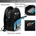 thumbnail image 4 of Balery Elephant Giraffe Mochila con carga USB para hombre y mujer - Mochila impermeable y antirrobo para portátil con puerto USB para viajes, trabajo, estudios y universidad, 4 of 7