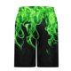 thumbnail image 4 of Pantalones Cortos de Cintura Elástica para Hombre con Bolsillos Pantalones Cortos de Longitud de Rodilla con Impresión de Llama, Pantalones de Playa Casuales con Cordón Elástico, 4 of 7
