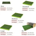 thumbnail image 6 of XL - Real Grass Disposable Pet Potty - 48 x 24 Inches with Plastic Tray - Potty Training Pad for Dogs, 6 of 9