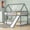 Gray, variant on Tcbosik Twin Size Bunk House Bed with Slide and Ladder, Gray