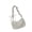 White, variant on Simple Nylon Shoulder Purse Water Resistant Fabric Neutral Colors Outfit Handbag