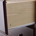 thumbnail image 7 of Isabela Solid Pine Wood 4 Drawer Chest Dresser - Mahogany, 7 of 7