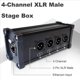 thumbnail image 3 of 2X Extensor de Cable Ethercon de 4 Canales y 3 Pines, Extensor MúLtiple de Cable de Red XLR para IluminacióN de Escenario y Estudio de GrabacióN, XLR,, 3 of 8