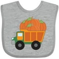 thumbnail image 3 of Inktastic Pumpkin Truck Thanksgiving Halloween Boys or Girls Baby Bib, 3 of 4