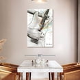thumbnail image 3 of Elephant Stock The Guitar Solo Wall Art - Vertical Canvas Wall Art - Living Room Wall Decor - Music Canvas - Orange And White Decor By Ashvin Harrison - 30" x 45", 3 of 8