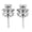 Silver, variant on M Buder 2Pcs Guitar Strap Locks Security Buttons Heavy Duty Metal Flat Round Head Non Slip Fall Resistant Tool Silver