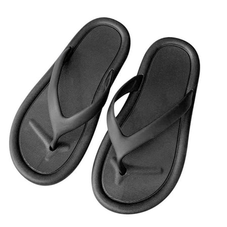 

Stamzod Women s Flat Shoes Ladies Beach Sandals Summer Non-Slip Causal Slippers Clearance Black 39