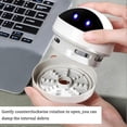 thumbnail image 4 of Mini Portable Desktop Vacuum Cleaner Table Vacuum Cleaner with USB Rechargeable 360 Rotatable Mini Keyboard Vacuum Cleaner, 4 of 5