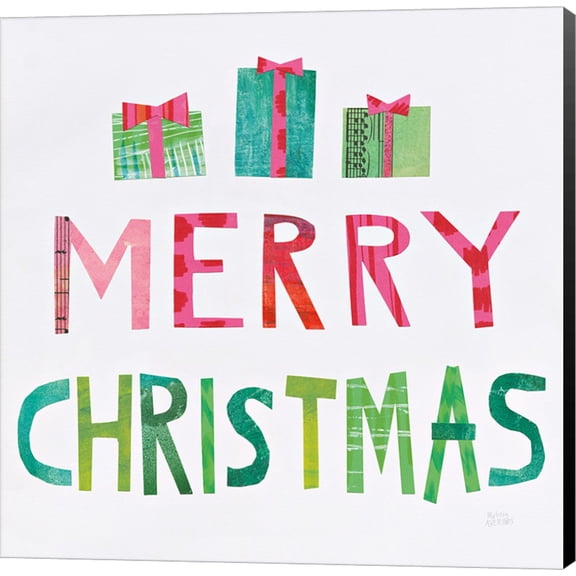 Christmas Collage III by Melissa Averinos, Canvas Wall Art