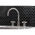 thumbnail image 4 of Kingston Brass Widespread Bathroom Faucets In Polished Nickel Finish KS8926ZX, 4 of 4