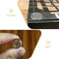 thumbnail image 2 of 24pcs Table Pads Table Bumpers Clear Suction Bumpers Table Spacers Anti-slip Pads, 2 of 9