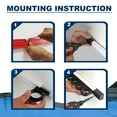 thumbnail image 6 of Rush Creek Creations Fishing Rod Vertical Horizontal Rack 6 Rod Capacity, 6 of 9