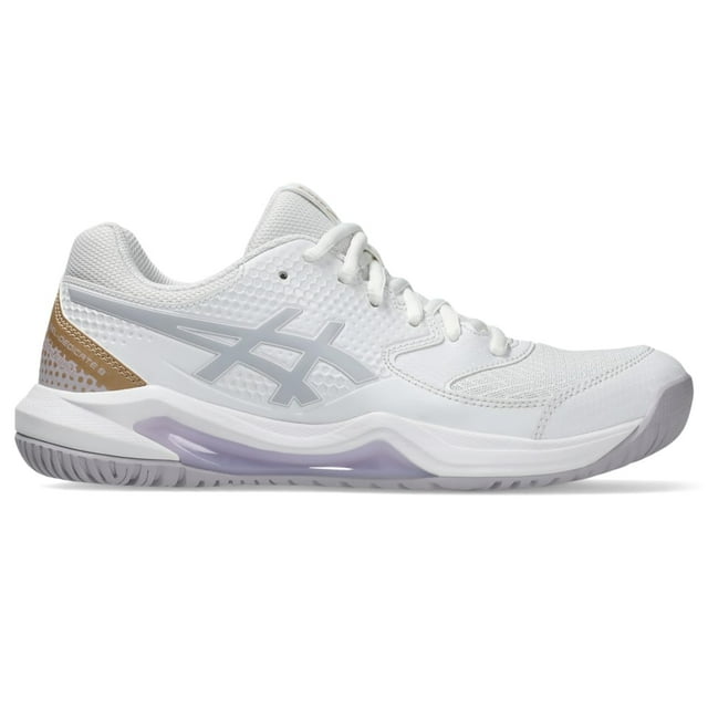 Zapatillas de Pickleball ASICS Gel-Dedicate 8 para Mujer Blanco/Violeta Talla 11.5