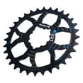 thumbnail image 3 of 32T Bikes Chainring, Hollow Aluminium Alloy Chainring, Positive and Negative Tooth Single Disc Chainring, 3 of 7