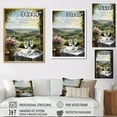 thumbnail image 4 of Designart "Romantic Vineyard Vista" Vineyard Floater Framed Wall Decor, 4 of 5