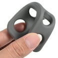 thumbnail image 4 of Uxcell Basketball Shooting Aid Finger Shoot Trainer Training Equipment Correct Shooting Posture Gray, L, 4 of 6