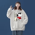 thumbnail image 5 of Sudadera con capucha del personaje de dibujos animados popular Snoopy Charlie Brown para hombres y mujeres, sudadera con capucha deportiva informal para parejas, 5 of 5