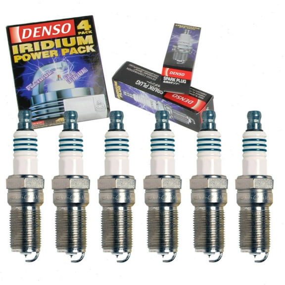 6 pc DENSO Iridium Power Spark Plugs compatible with Chevrolet Colorado 3.6L V6 2015-2016