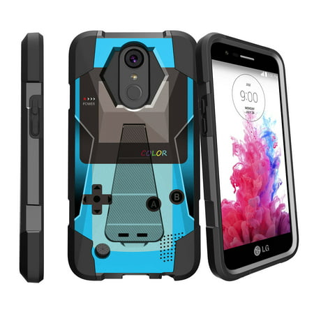 Case for LG K20 | K20 Plus | K10 2017 Version [ Shock Fusion ] Hybrid Layers and Kickstand Case Gaming
