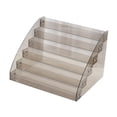 thumbnail image 1 of MERIGLARE Clear Display Stand Decorative Acrylic Riser for Nail Polish Makeup Bathroom 6 Tier, 1 of 9